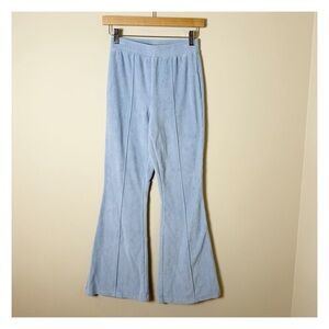 Aerie Groove-On Rib Velour Flare Pant | XS